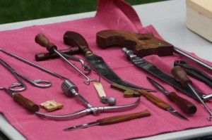 Colonial medical instruments