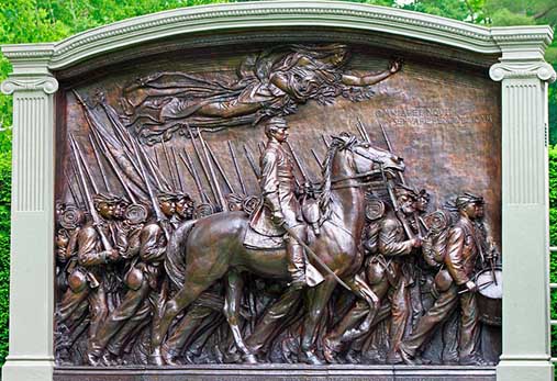 led by Colonel Robert Gould Shaw