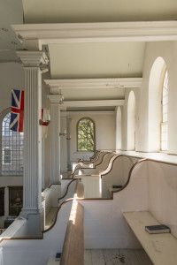 Pew in the church