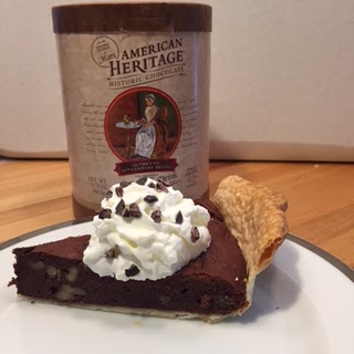 Chocolate on the plate