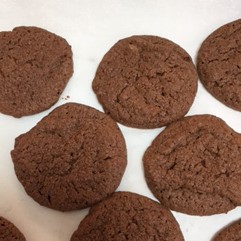Making Frosted Cinnamon Mocha Cookies