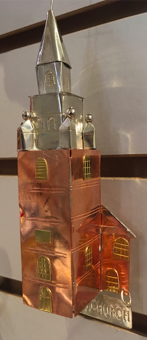 Handcrafted Old North Church Ornament