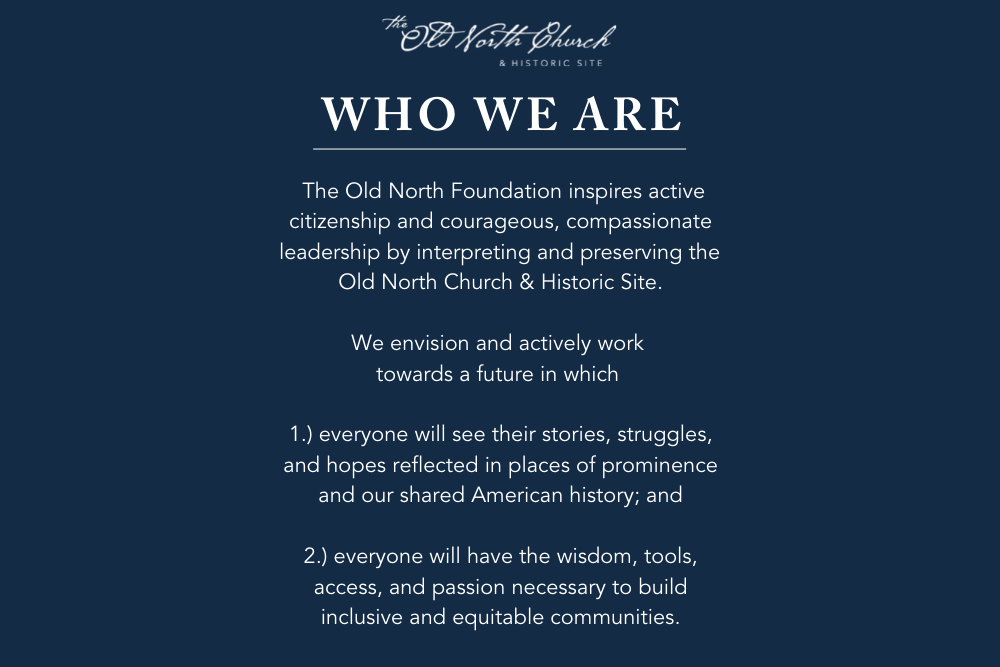 Who We Are - Old North Church & Historic Site