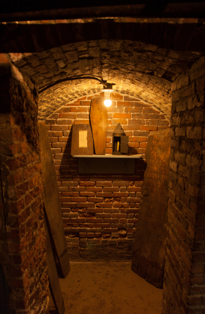 The crypt beneath Old North Church.