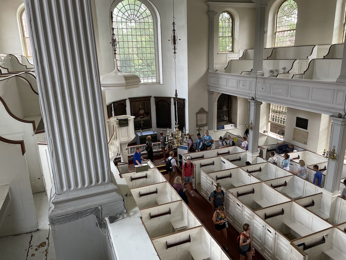 A field trip at Old North Church.