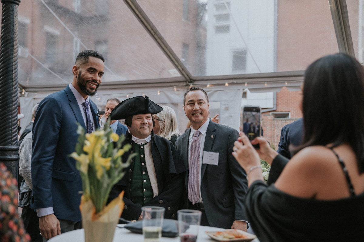 An event at the Old North Church in Boston.