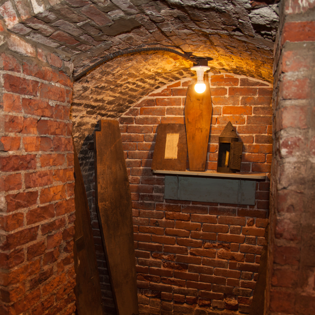 The historic crypt in Old North Church.