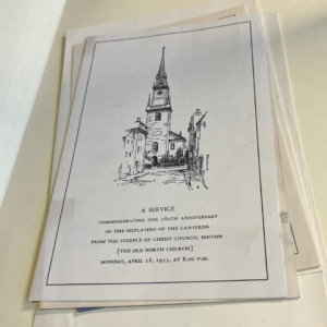 1955 Lantern Service Program