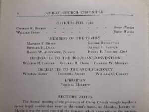 Christ Church Chronicle